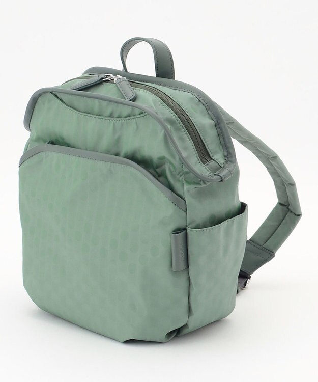 Y'SACCS Polka Dots　パイピングポケットコンパクトリュック ライトグリーン