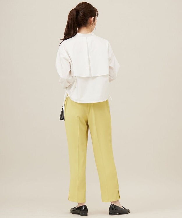 ANY SIS 【UVカット・接触冷感・速乾】クロップトヨークハオリ シャツ オフ