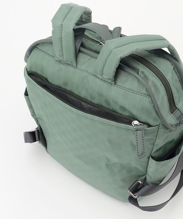 Y'SACCS Polka Dots　パイピングポケットコンパクトリュック ライトグリーン