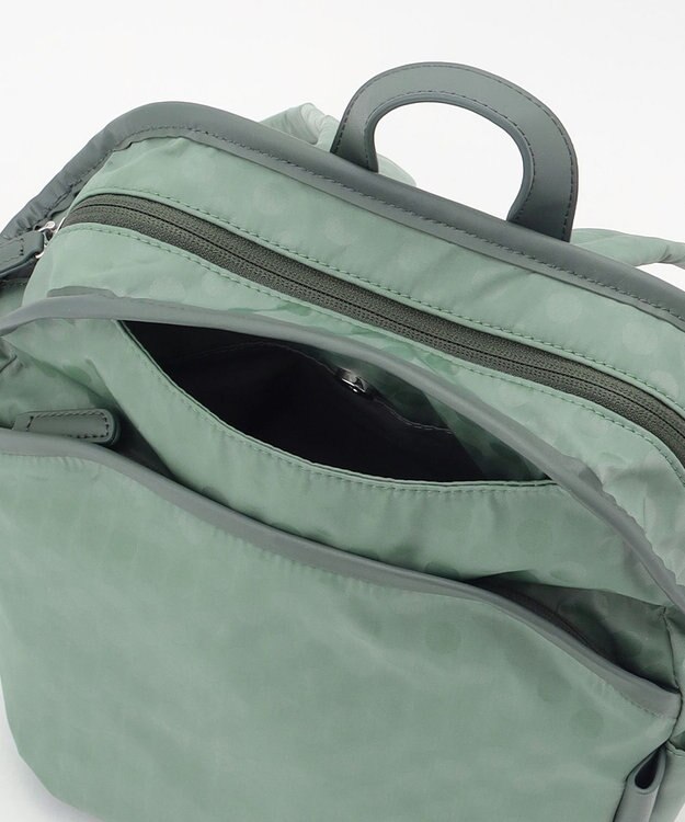 Y'SACCS Polka Dots　パイピングポケットコンパクトリュック ライトグリーン