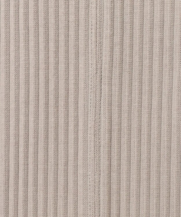 uncrave プリーツリブ スリットパンツ グレージュ