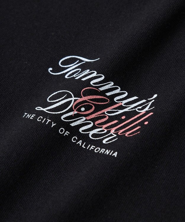 AMERICAN HOLIC バックロゴプリントTシャツ Black