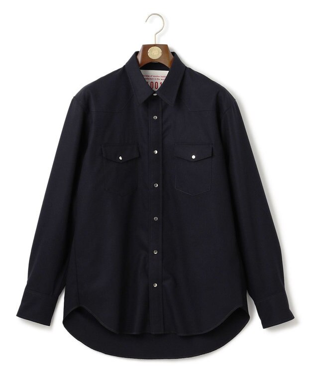 J.PRESS MEN 【J.PRESS ORIGINALS】1001 PAPER FLANNEL Ivy CowBoy Shirt / JAPAN MADE ネイビー系
