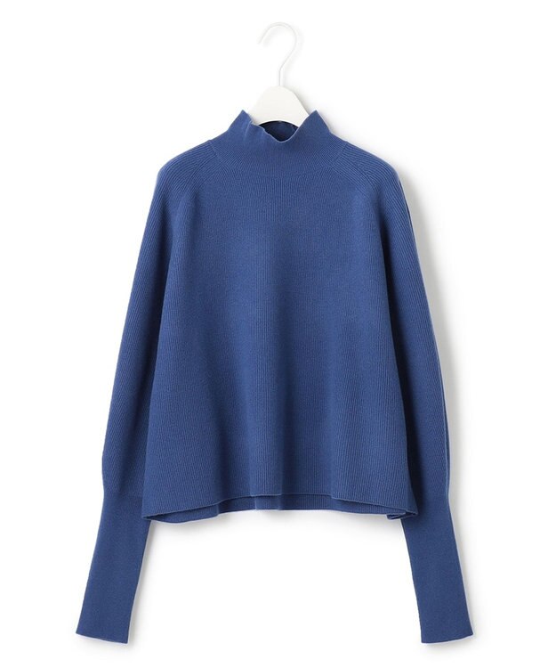 ICB L 【WEB限定カラーあり】 ソフトウールハイゲージ ハイネックニット ハンブルー系