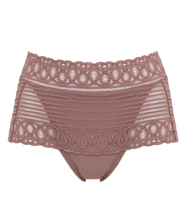 BRADELIS New York 【BRADELIS Me】Sweet Night Shorts  深履き レース ショーツ ココア