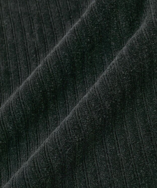 earth music&ecology コーデュロイナロースカート Black