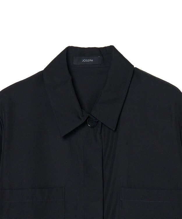 JOSEPH ソフトコットンシルク　シャツ Black