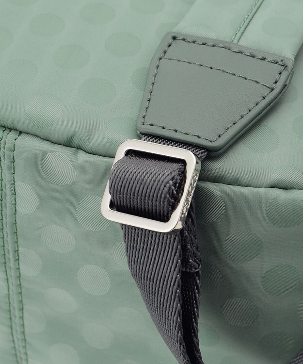 Y'SACCS Polka Dots　パイピングポケットコンパクトリュック ライトグリーン