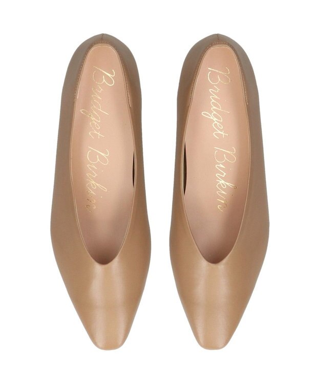 Bridget Birkin 【Bridget Birkin】Vカットレインパンプス ベージュ