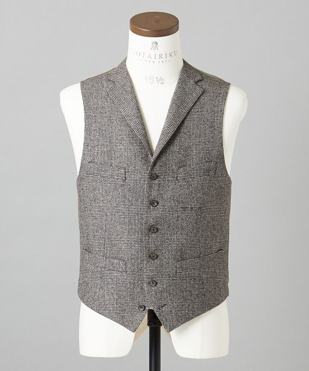 GOTAIRIKU 【MARLING&EVANS】FLANNEL スリーピーススーツ グレー系4