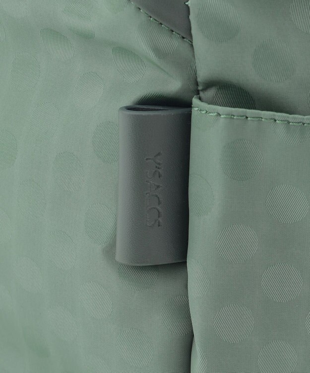 Y'SACCS Polka Dots　パイピングポケットコンパクトリュック ライトグリーン