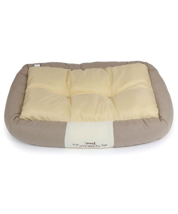 PET PARADISE ペットパラダイス くまちゃん キルトカドラー L 78×56cm ブラウン