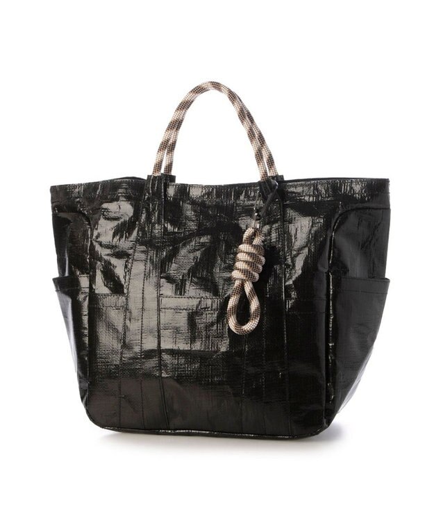 UNBILLION カシュカシュ cachecache / パラコードハンドルポリエチレントートバッグ ブラック