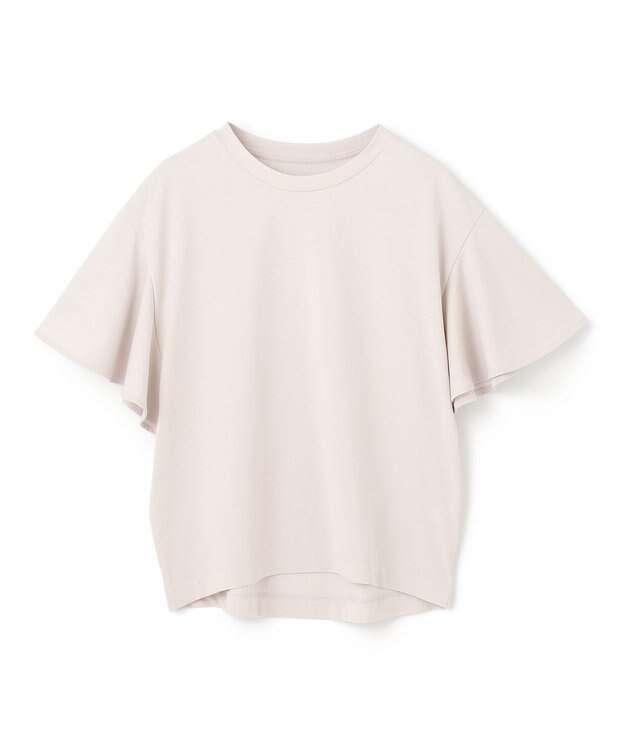 UNFILO フレアスリーブ Tシャツ グレージュ