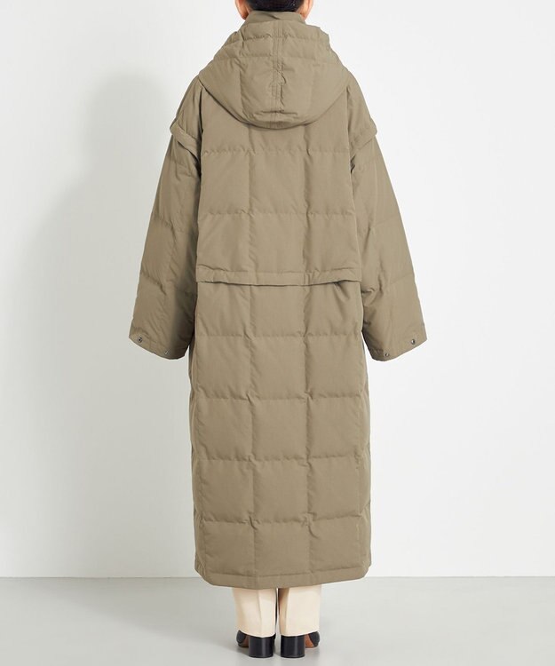 NAVE カスタムダウンコート カーキ系