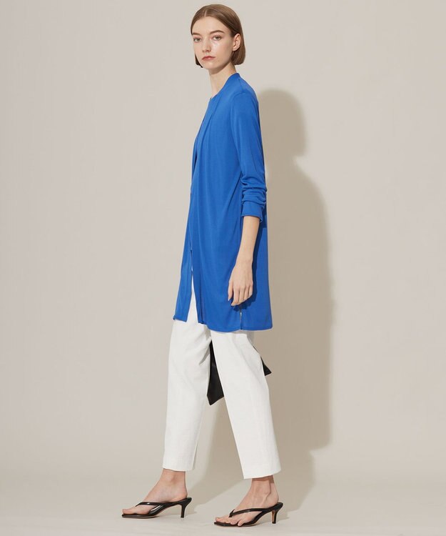 ICB 【WEB限定カラーあり・接触冷感・UVカット】PINION ロングカーディガン ラピスラズリ系