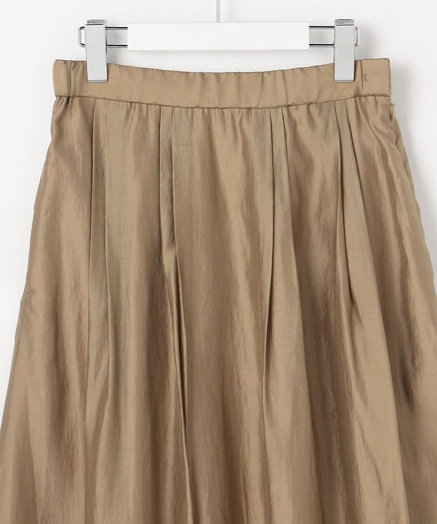 自由区 【カタログ掲載・セットアップ対応】エアリーローンプレーン スカート ベージュ