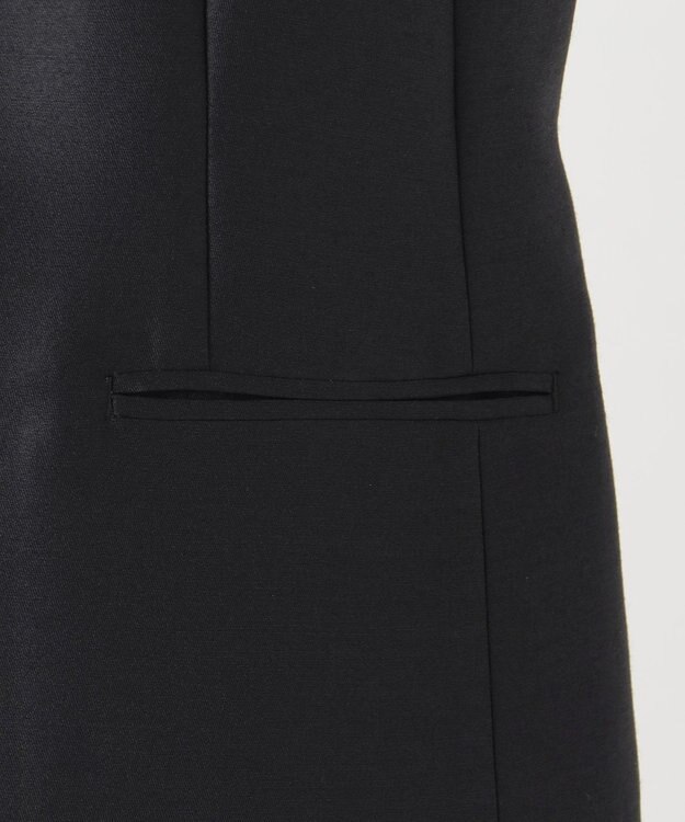 23区 S 【エステータ】シルクウールツイル ジャケット ブラック系