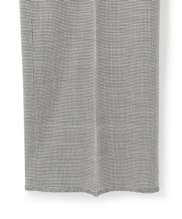 J.PRESS MEN 【KING SIZE】ハウンドトゥース パワーストレッチウール スラックス ブラック系8