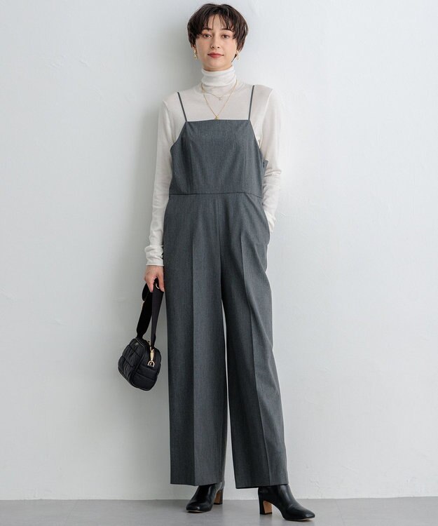 23区 S 【Oggi1月号/CLASSY.11月号掲載】スムージーコットン タートルネック ニット ホワイト系