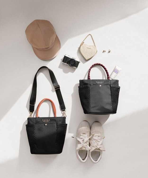 TOCCA 【WEB＆一部店舗限定・環境にやさしい素材】PESCA BAG ナイロンバッグ ブラック系5