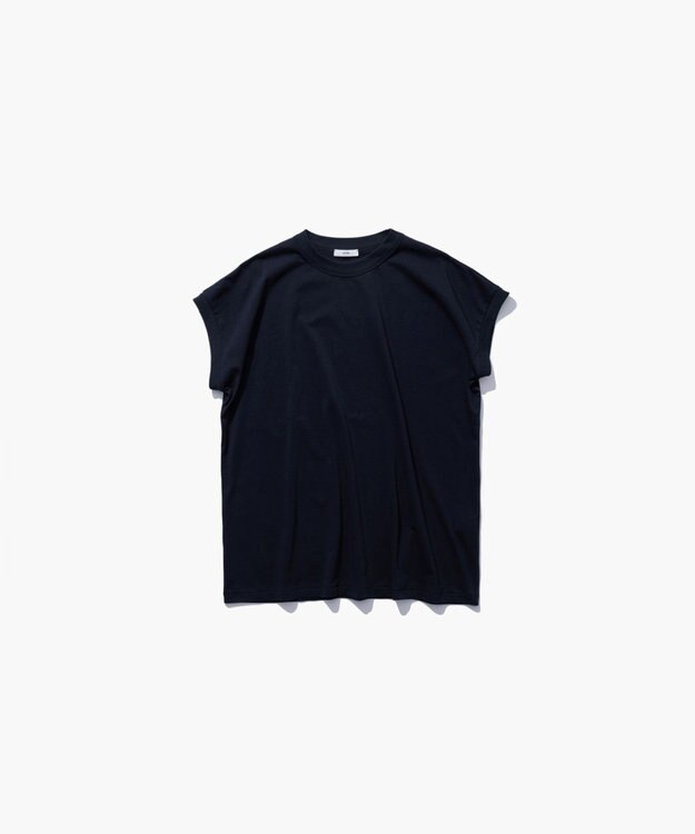 ATON DRY COTTON JERSEY | オーバーサイズプルオーバー NAVY