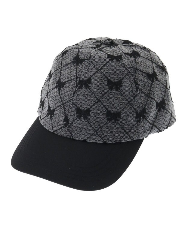 Green Parks ・ＴＯＲＣＨ　リボンジャカードキャップ Black
