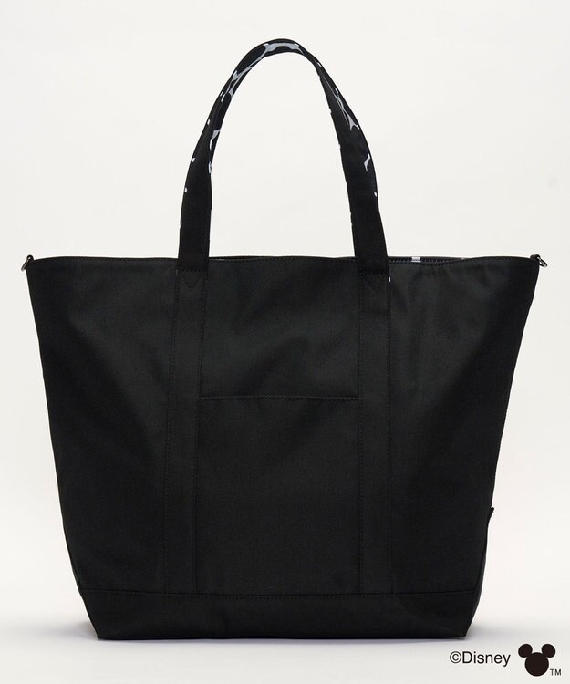 Y'SACCS 【Disney Collection】シルエットプリント2WAYトートバッグ ブラック