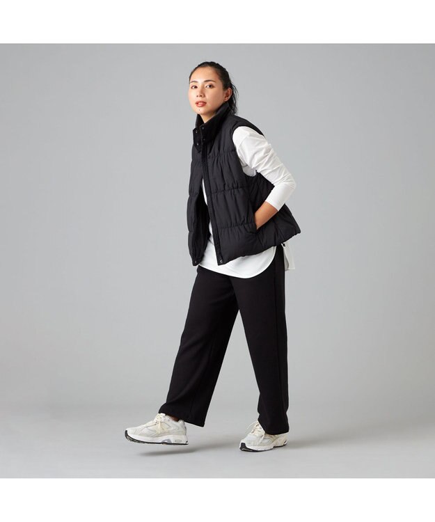 Chacott Chacott BALANCE 中わたギャザーベスト ブラック