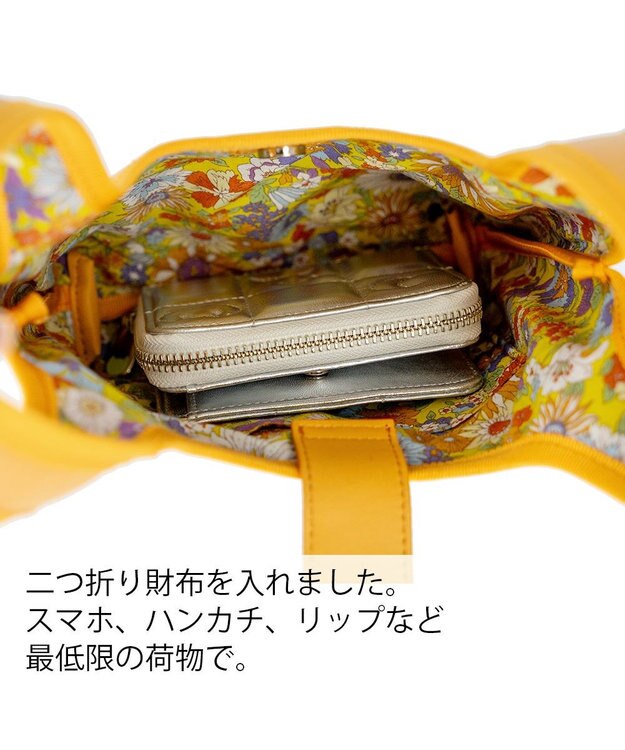 tsumori chisato CARRY リバーシブルラム レジレザーバッグ ハンドバッグ 手提げバッグ Sサイズ オレンジ