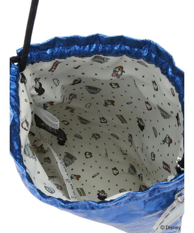 Green Parks ドナルドダック９０ｔｈ／ラメ巾着ポシェット Blue