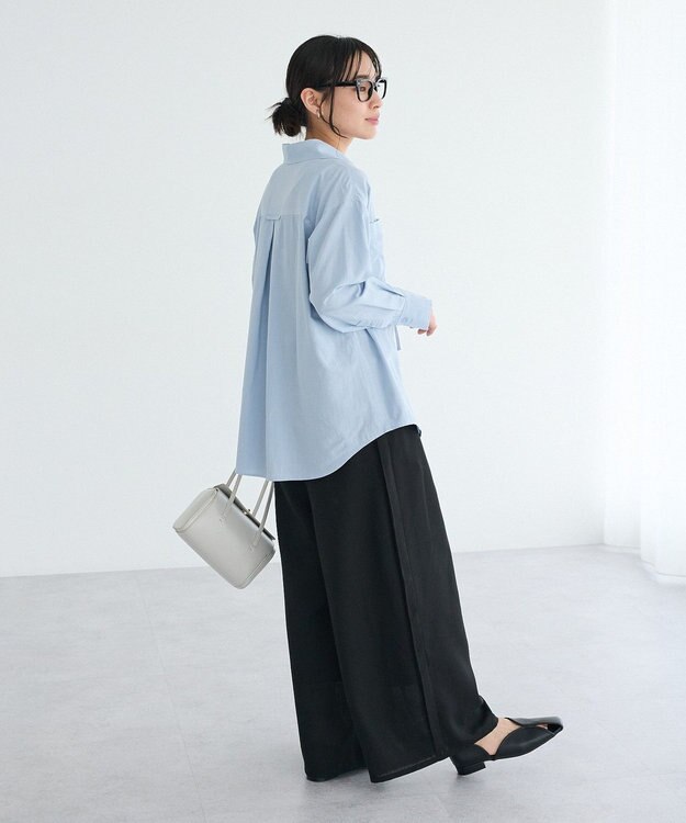 CRAFT STANDARD BOUTIQUE Vネックスキッパーシャツ Sax