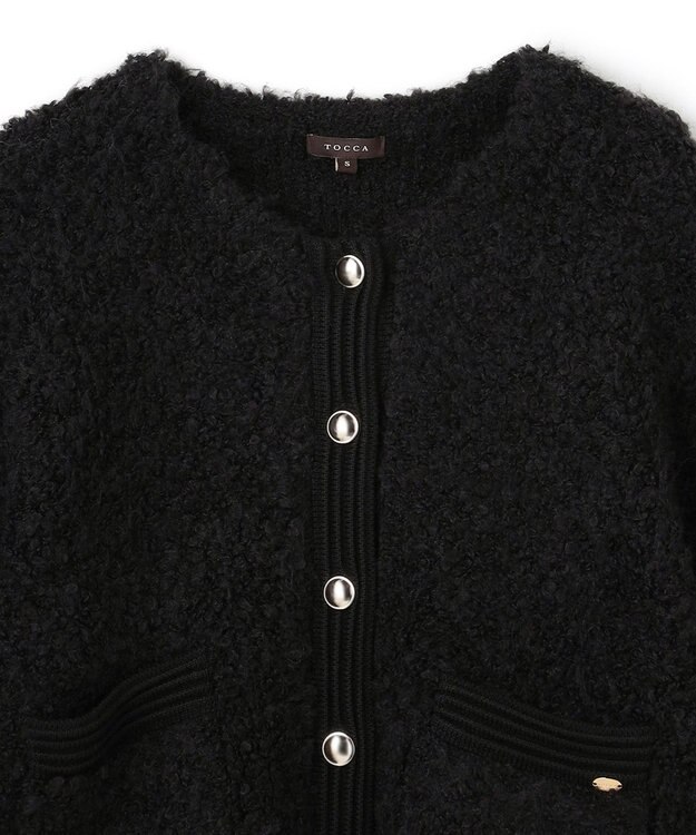 TOCCA LOP EARED POODLE ニットアウター ブラック系