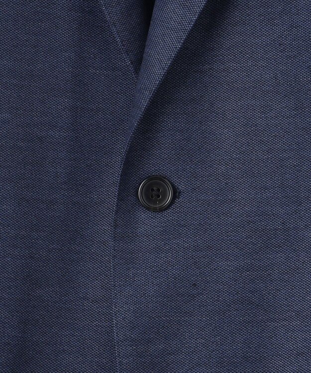 J.PRESS MEN プールに浮いているような快適な着心地【ストレッチ / 洗える / 吸水速乾/ 接触冷感】【J.PRESS-POOL WOOL】ジャージーセットアップ ジャケット ネイビー系