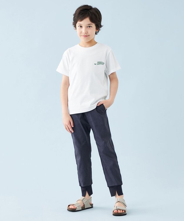 UNFILO 【110-150cm】デニムジョグパン(UNISEX) インディゴ