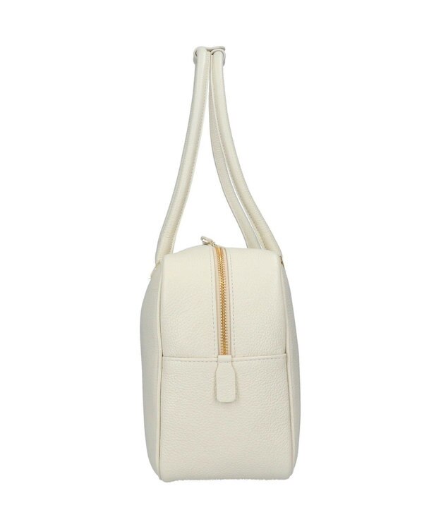 INTER-CHAUSSURES 【CHRISTIAN VILLA】イタリアンレザークラシックボストン オフホワイト