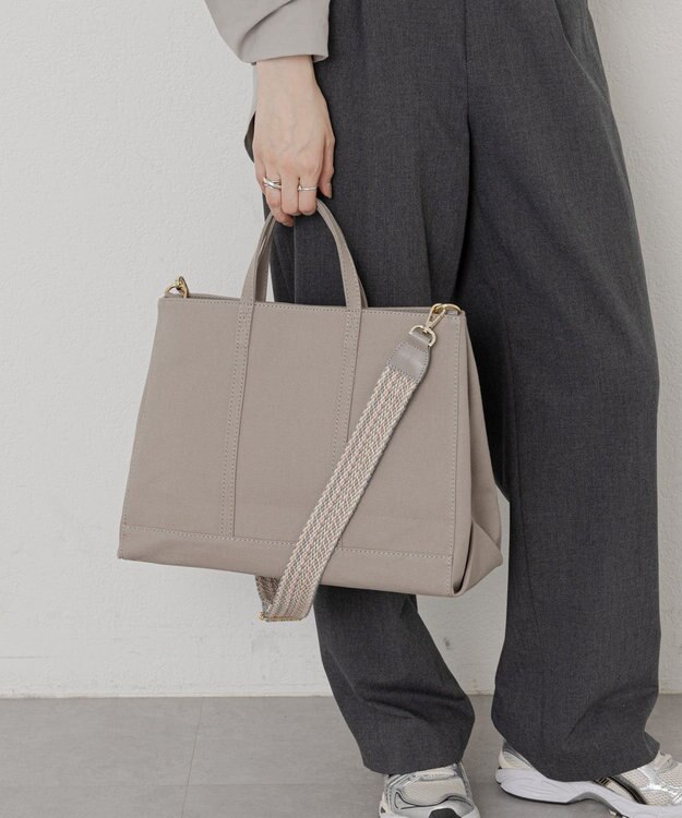 russet アレンジショルダーベルト【ミックステープ】(CE-1147) L.Gray