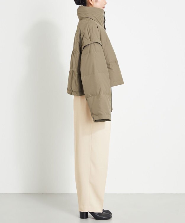 NAVE カスタムダウンコート カーキ系