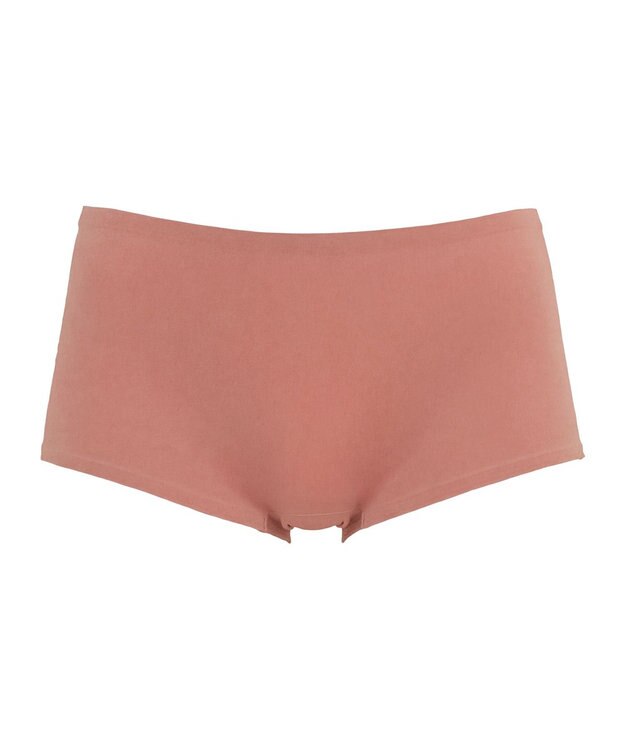 BRADELIS New York 【BRADELIS FIT】シームレスボーイレッグショーツ 響かきにくいシンプルショーツ テラコッタ