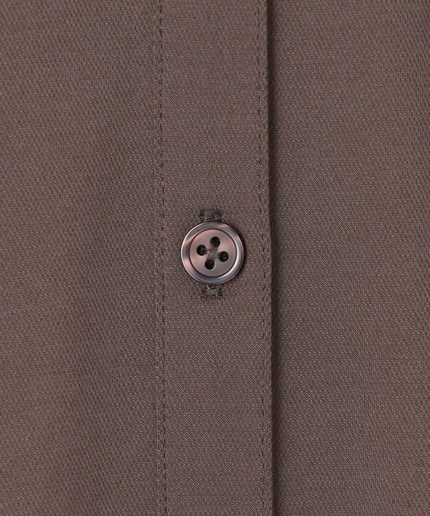 自由区 L 【WEB限定・洗える】ディフォームピケ ワンピース ブラウン系