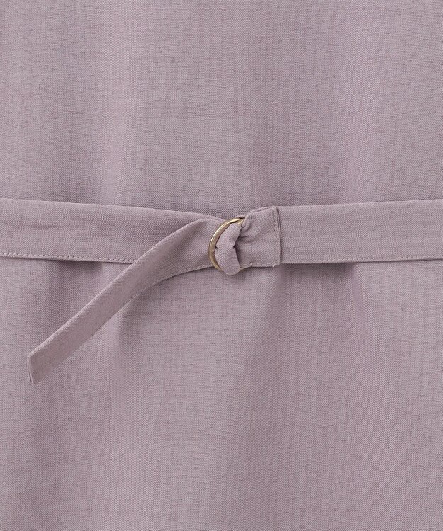 ANY SIS 【セットアップ対応】リネンライク ジレ ラベンダー