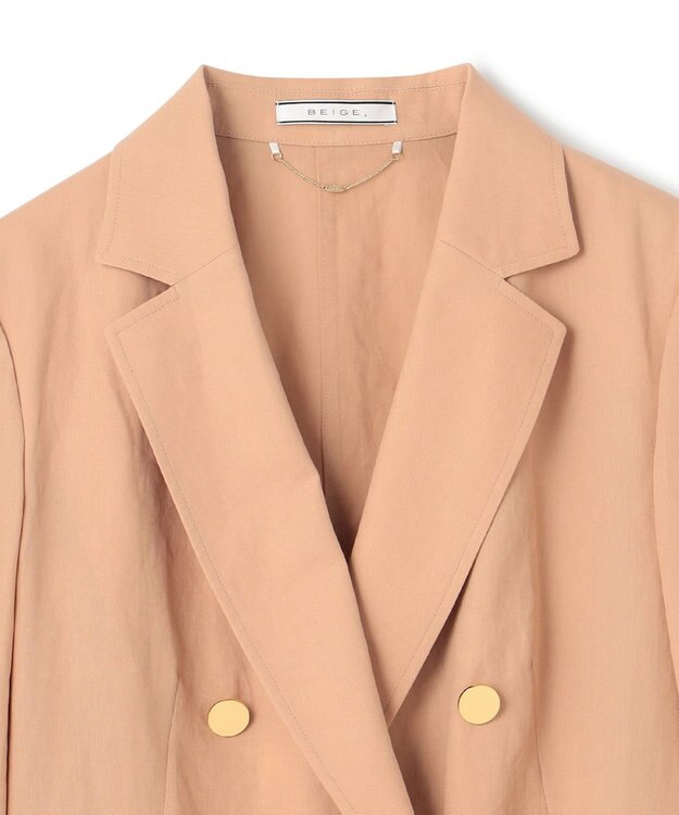 BEIGE， 【S-size】RIVOLI / ダブルジャケット Nude