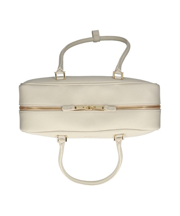 INTER-CHAUSSURES 【CHRISTIAN VILLA】イタリアンレザークラシックボストン オフホワイト