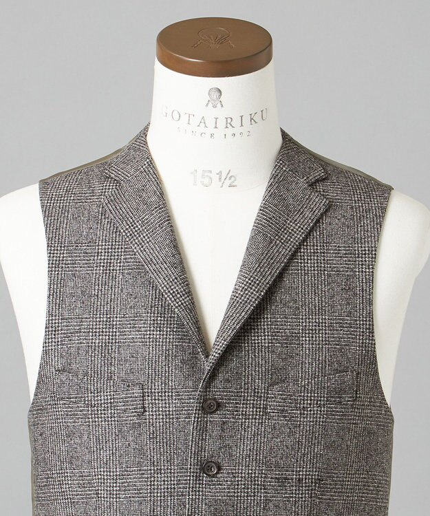 GOTAIRIKU 【MARLING&EVANS】FLANNEL スリーピーススーツ グレー系4