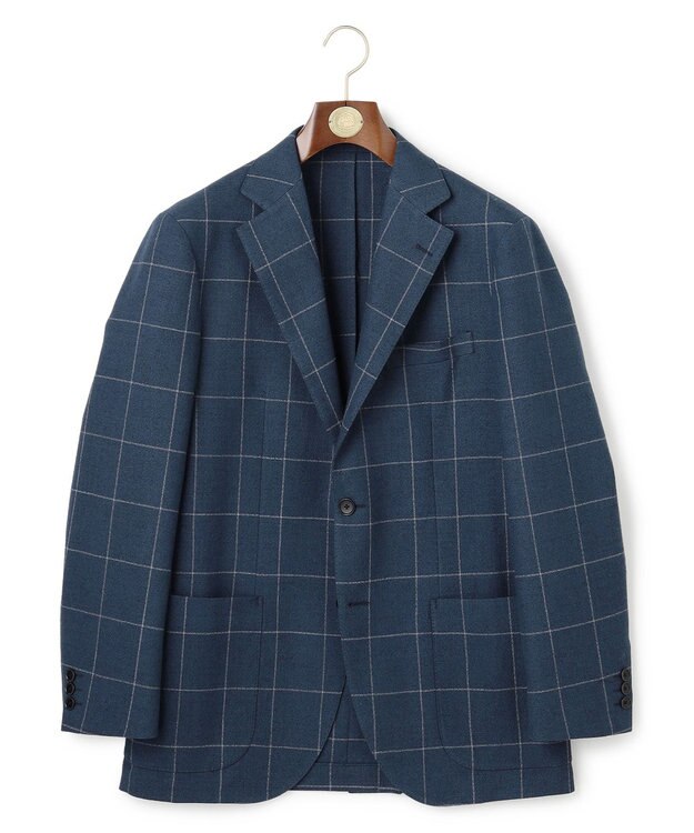 J.PRESS MEN 【WEB・一部店舗限定】オーシャクラブチェック ジャケット ネイビー系4