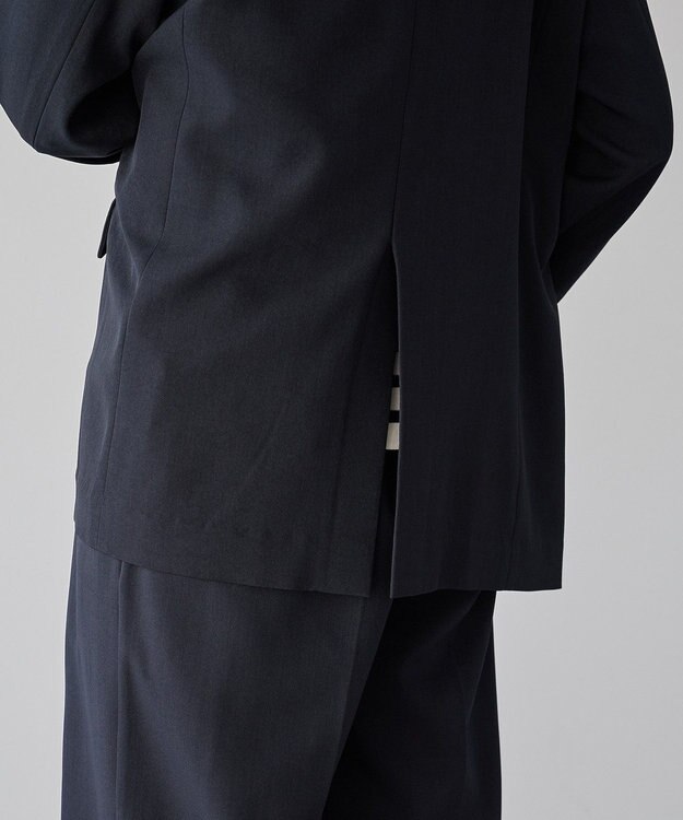 YECCA VECCA ロングテーラードジャケット Navy