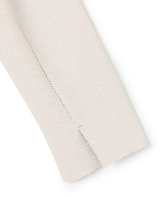 23区 S 【セットアップ対応/洗える】合繊 セットアップ ノーカラー ジャケット ベージュ系