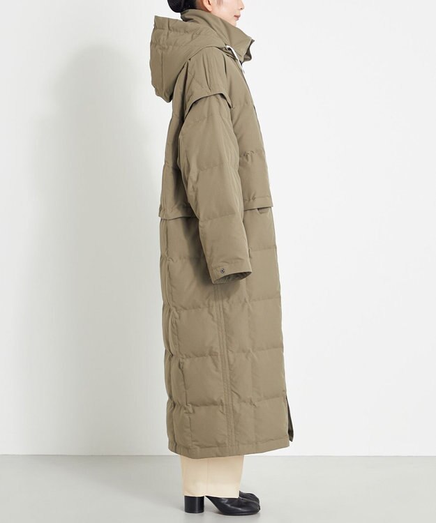 NAVE カスタムダウンコート カーキ系