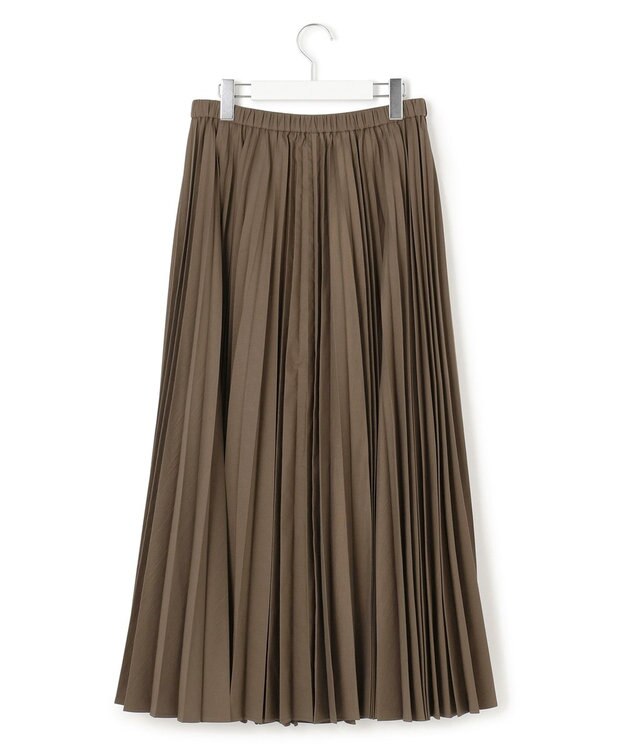 23区 S 【見上愛さん着用/CanCam11月号掲載】パウダリータイプライター プリーツ スカート カーキ系