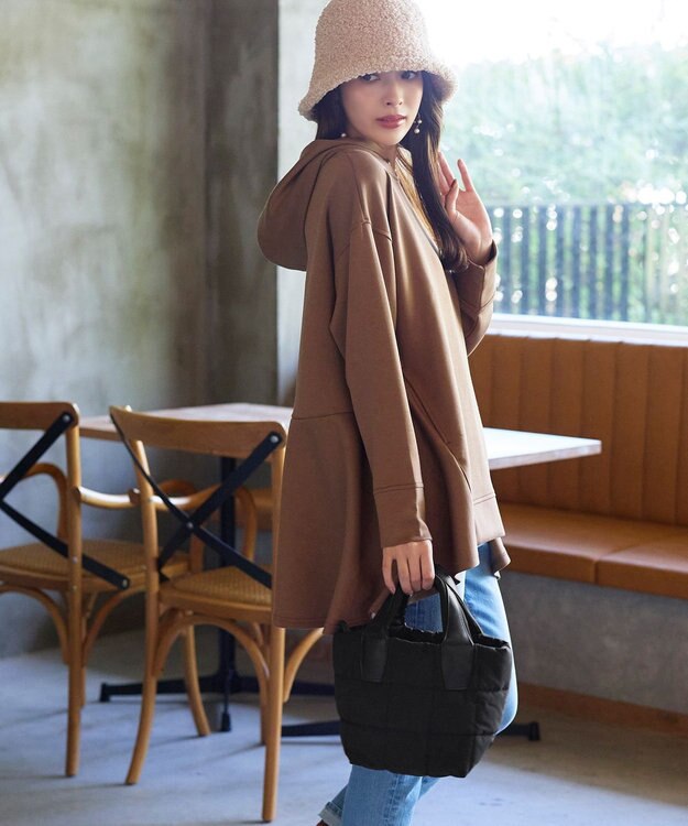 Tiaclasse 【2WAY】キルティングトートバッグ ブラック